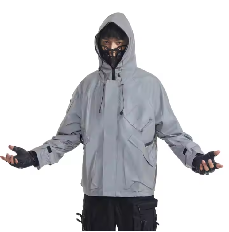 harness holdings reflective puffer jacket 